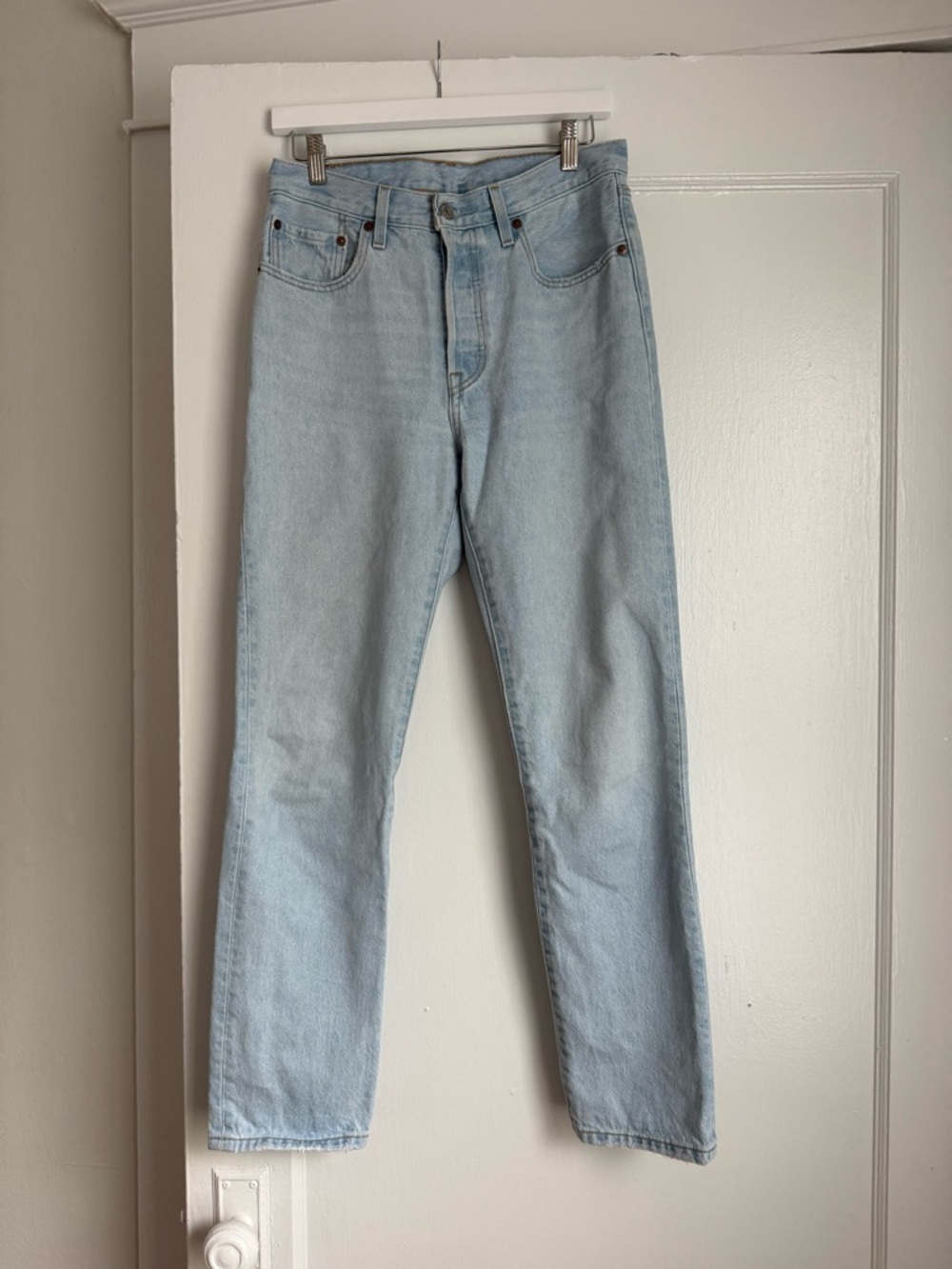Levi's Light Blue Straight Jeans